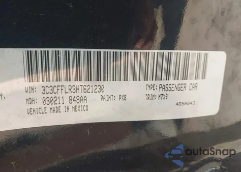2017 Fiat 500C Pop from USA, damaged, VIN 3C3CFFLR3HT621230